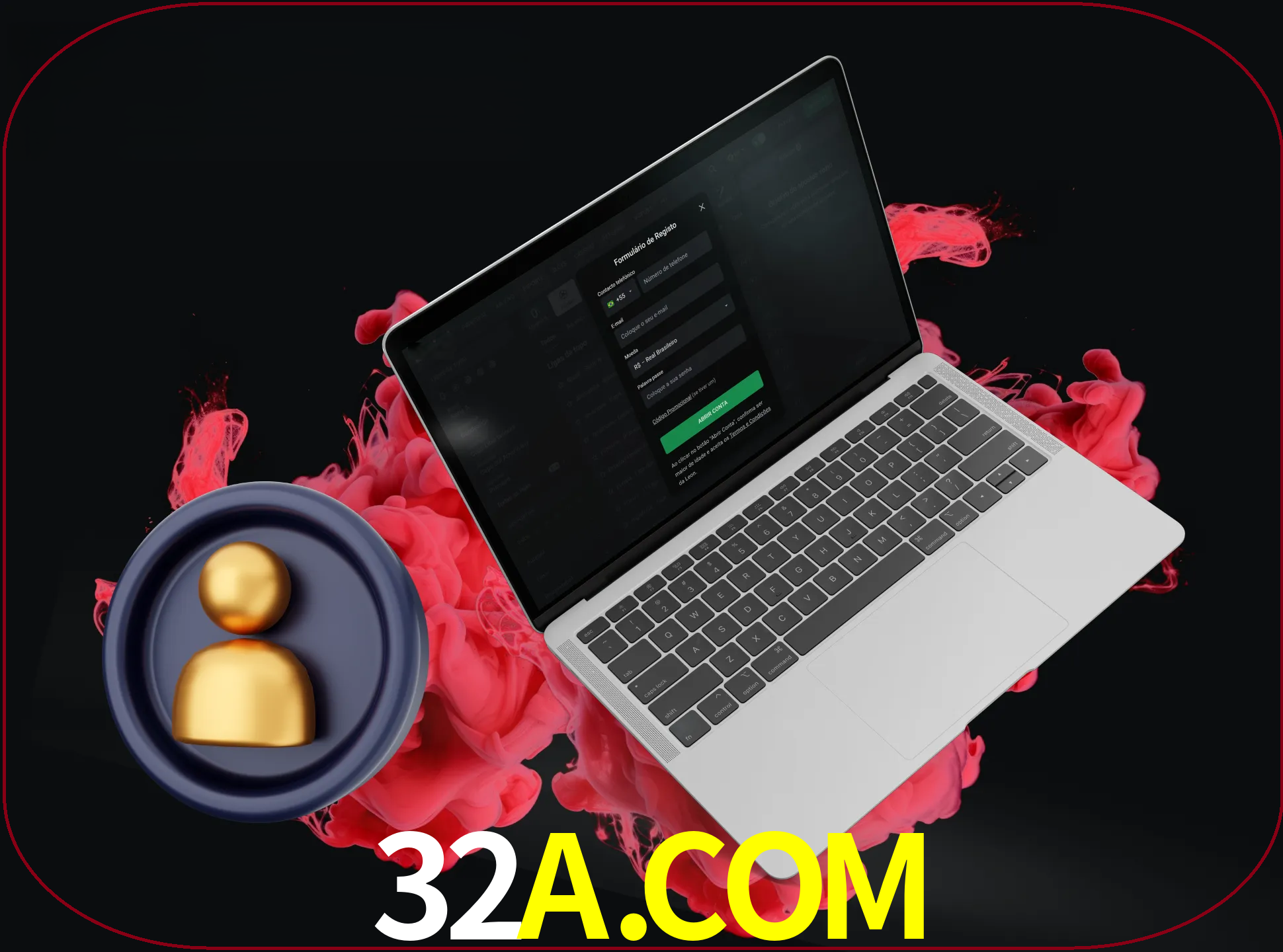 No cabeçalho do site 32a, clique no botão que o levará a um formulário especial onde terá de introduzir as suas informações actuais.