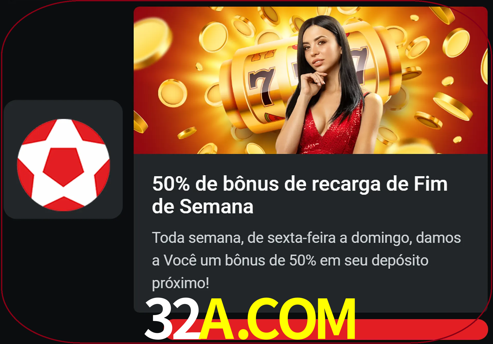 Volte a cada semana para receber novos bônus em dinheiro.