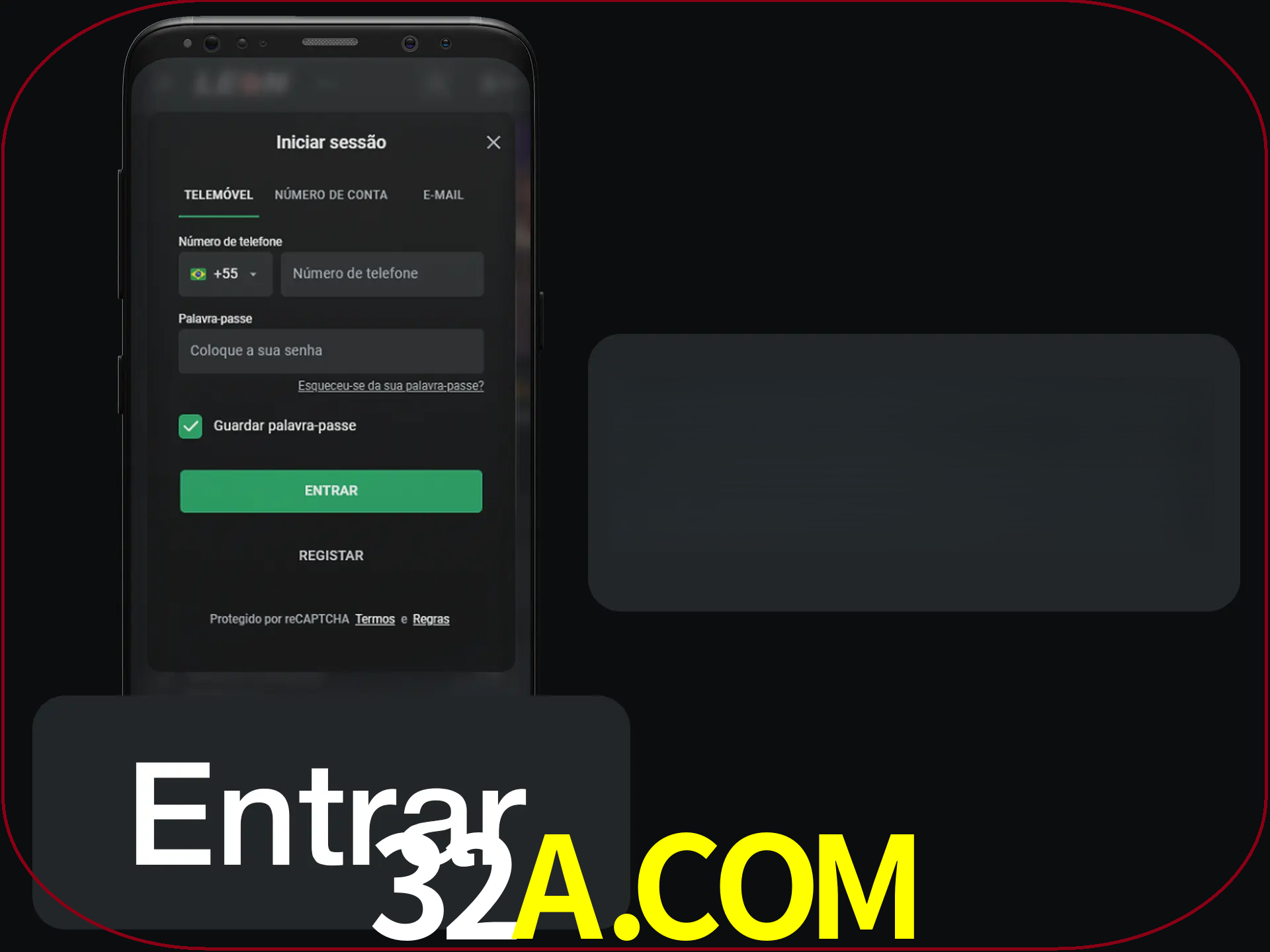 Faça o login para começar a apostar e jogar no cassino.